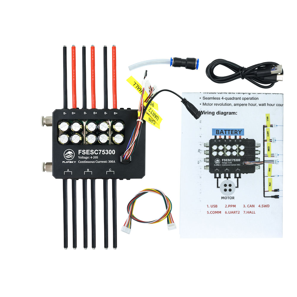Flipsky FSESC 75300 84V ad alt - Vesc 75300 High Current Esc recensione e prezzo